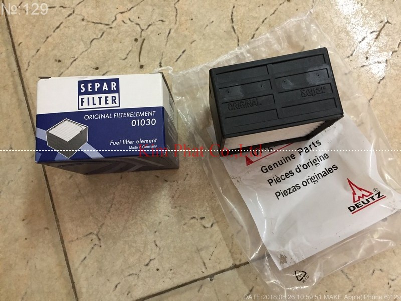 SEPAR 01030 Deutz Parts Fuel filter element 1, SEPAR 01030 Deutz Parts ...